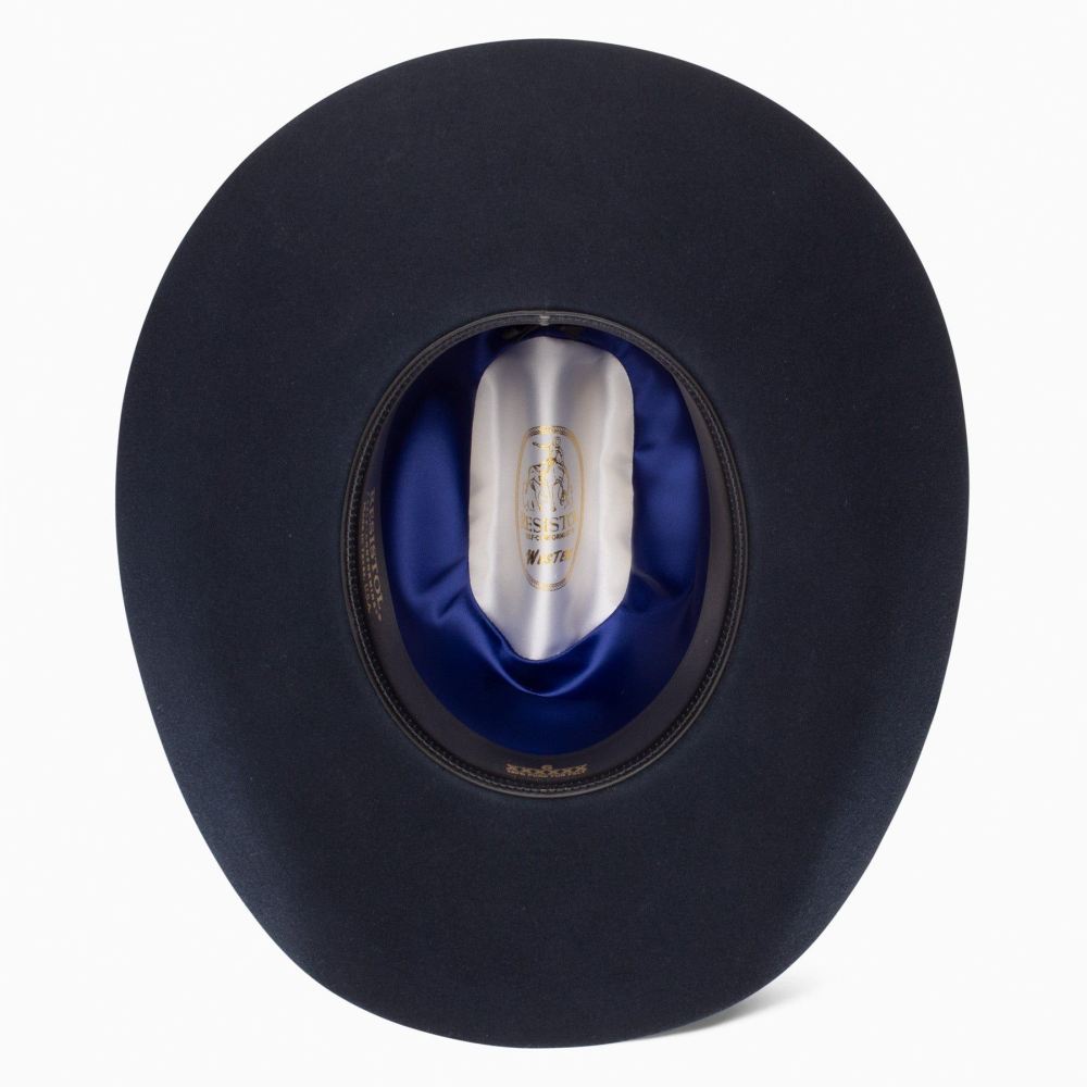 RESISTOL | 6X MIDNIGHT COWBOY HAT-Navy